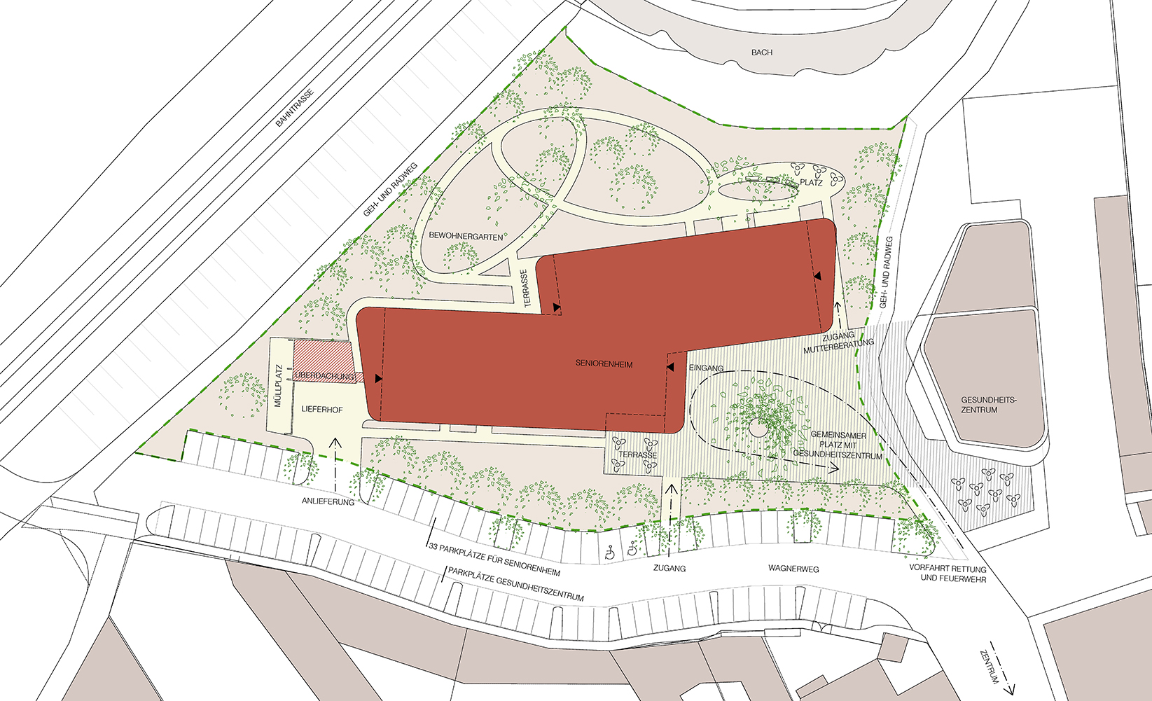 Neueröffnung Eröffnung neues Seniorenheim Wettbewerb Schwanenstadt Neubau Rainerpark Pflegeheim Altenheim Joka OÖ Wohnbau Neue Heimat Holzbau