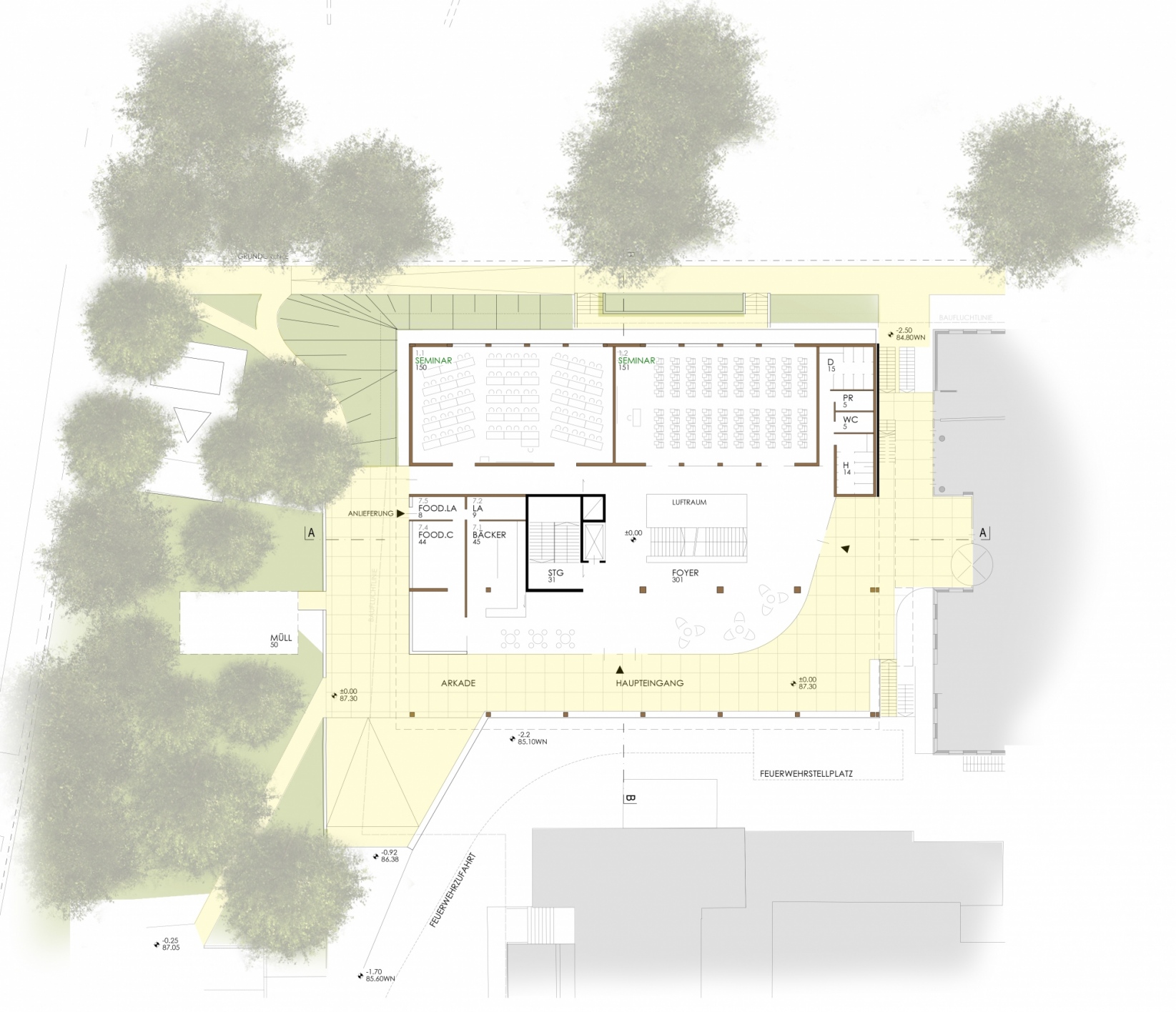 Boku Universität Bodenkultur Neubau Holzbau Entwurf Wettbewerb Karrer Oehlinger Architekten