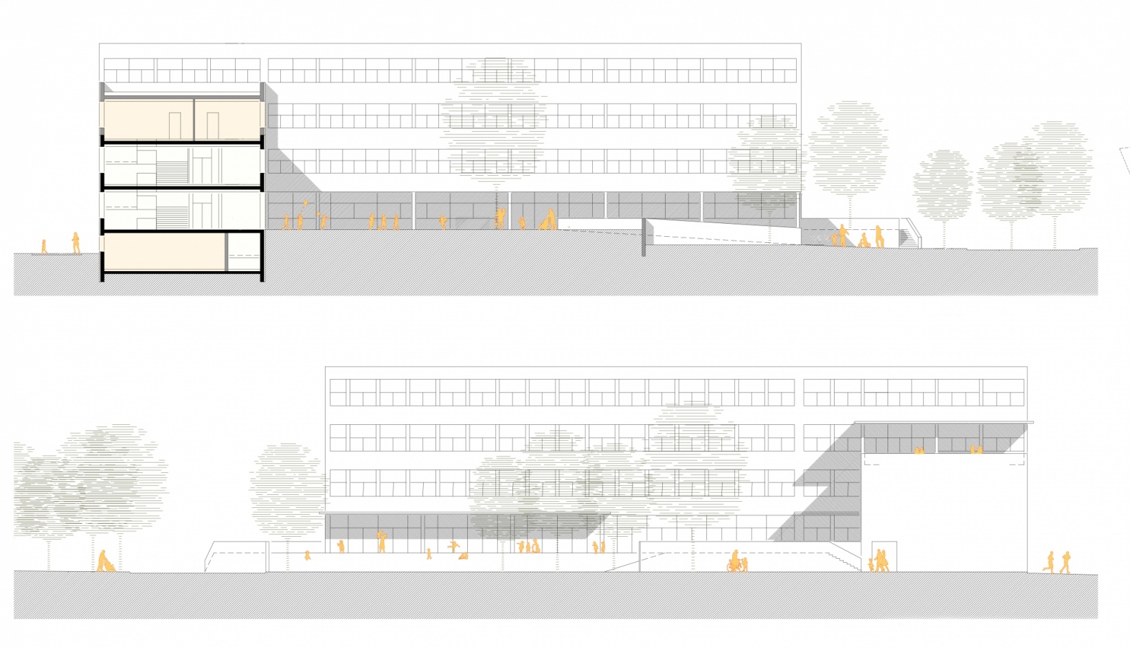 Wettbewerb Seekirchen Schule Kindergarten Karrer Oehlinger Architekten